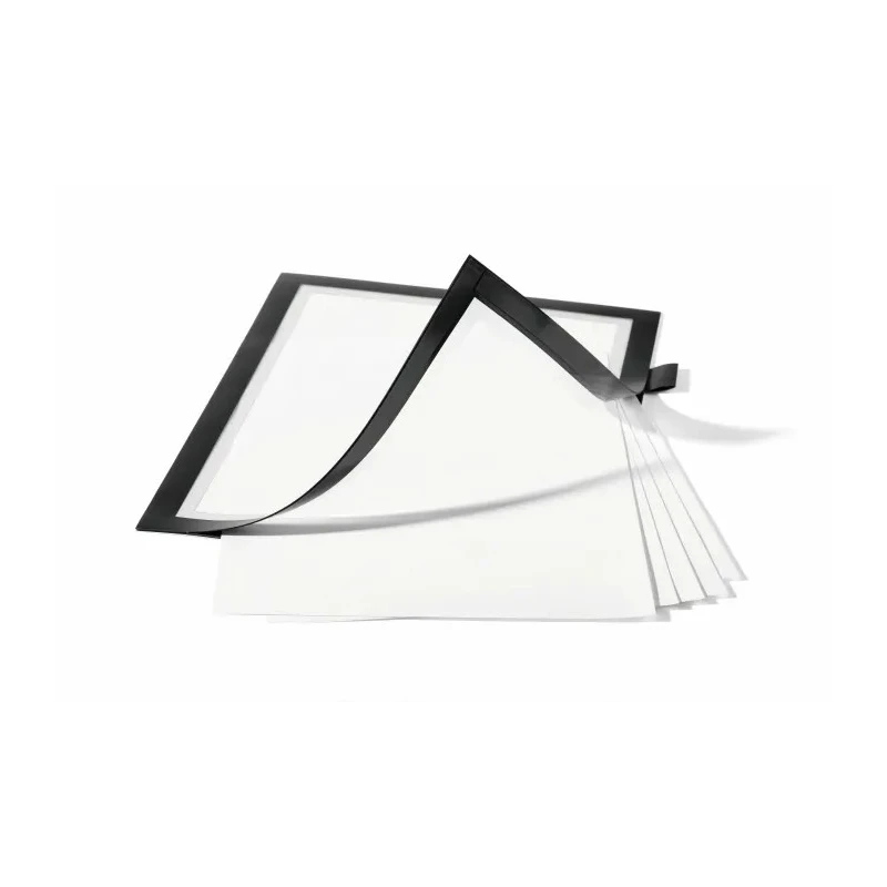 Durable Black A4 Wall-Mount Frame 323 mm Height, 254 mm Width, Plastic, Magnetic, Model 499301