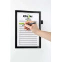 Durable Black A4 Wall-Mount Frame 323 mm Height, 254 mm Width, Plastic, Magnetic, Model 499301