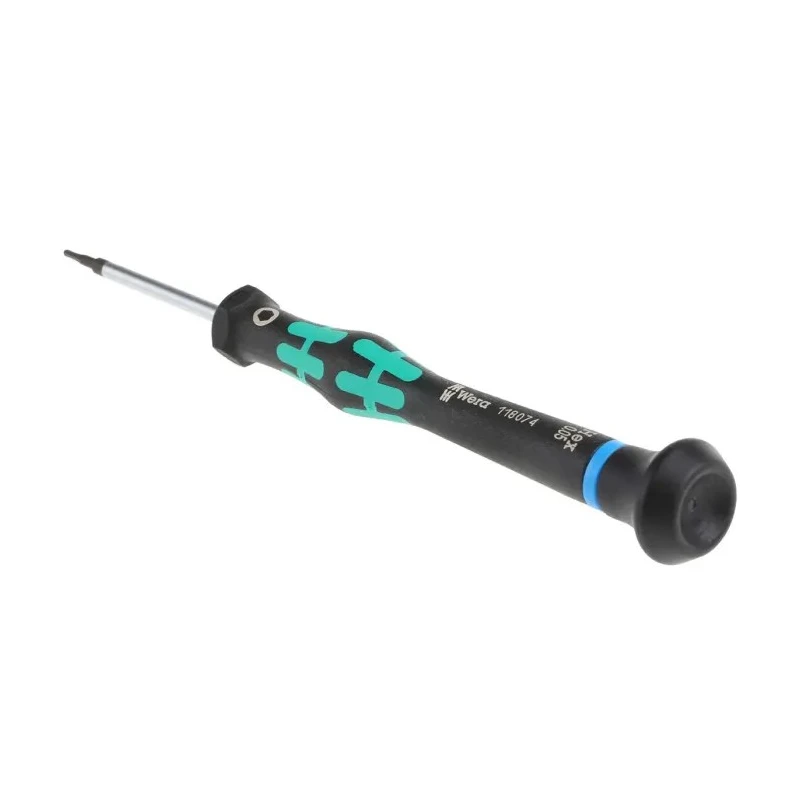 Wera Precision Screwdriver, 0.05 in Tip, 40 mm Blade, Ergonomic Grip, 137 mm Overall Length 05118074001