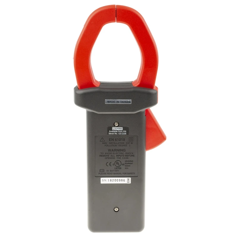RS PRO Clamp Meter ICM2000N, 2.5 kA DC, 2.1 kA AC, 600 V DC/AC, True RMS, CAT III