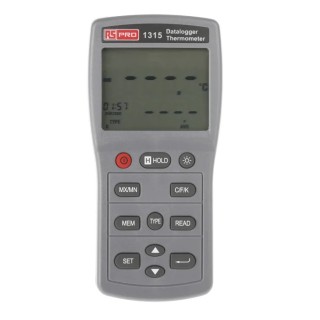 RS PRO Handheld Digital Thermometer 1315, Single Input, Probe Compatible with Type N, T, J, K, R, S, E, 1767°C, USB 123-2213