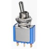 APEM Panel Mount Toggle Switch SPDT On-On Solder Lug 20V DC/AC Brass Actuator 5636CDB17