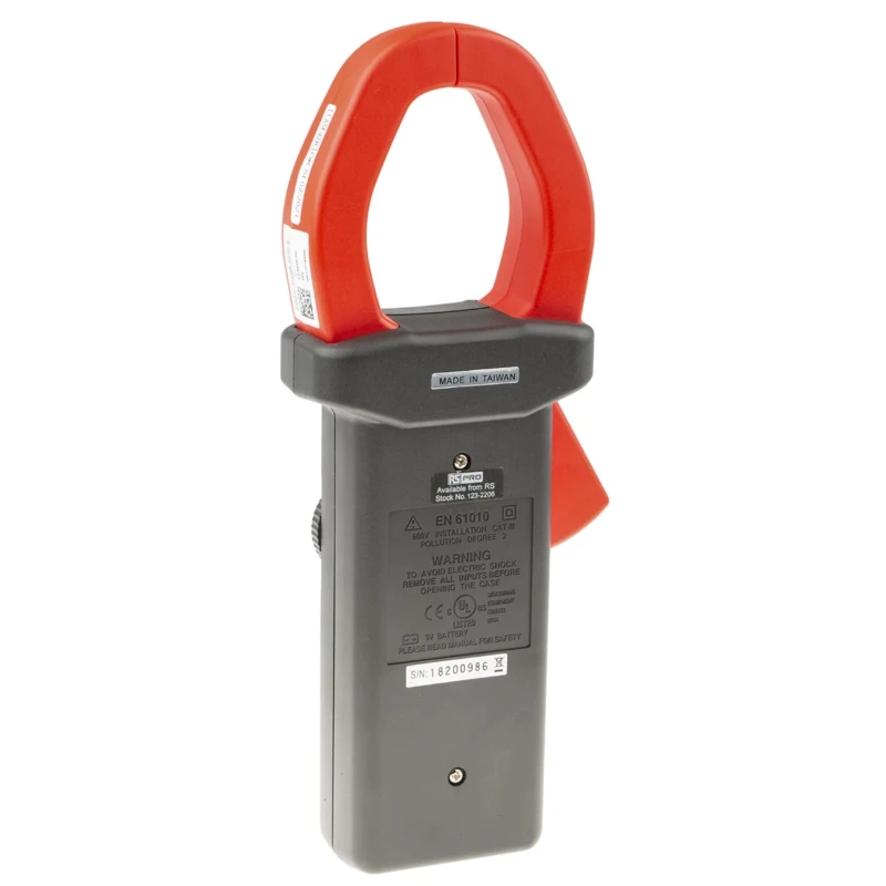 RS PRO Clamp Meter ICM2000N, 2.5 kA DC, 2.1 kA AC, 600 V DC/AC, True RMS, CAT III