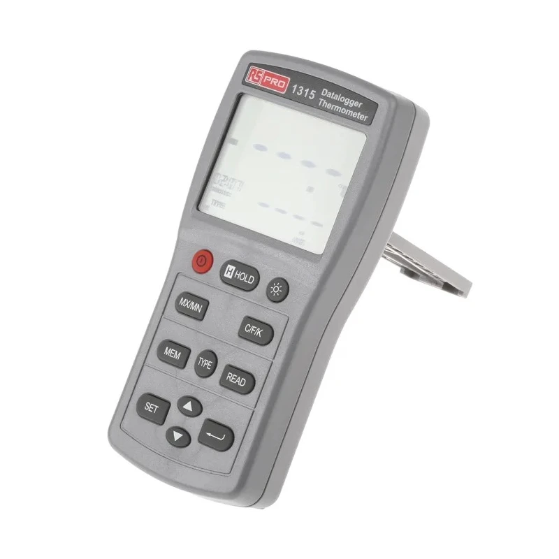 RS PRO Handheld Digital Thermometer 1315, Single Input, Probe Compatible with Type N, T, J, K, R, S, E, 1767°C, USB 123-2213