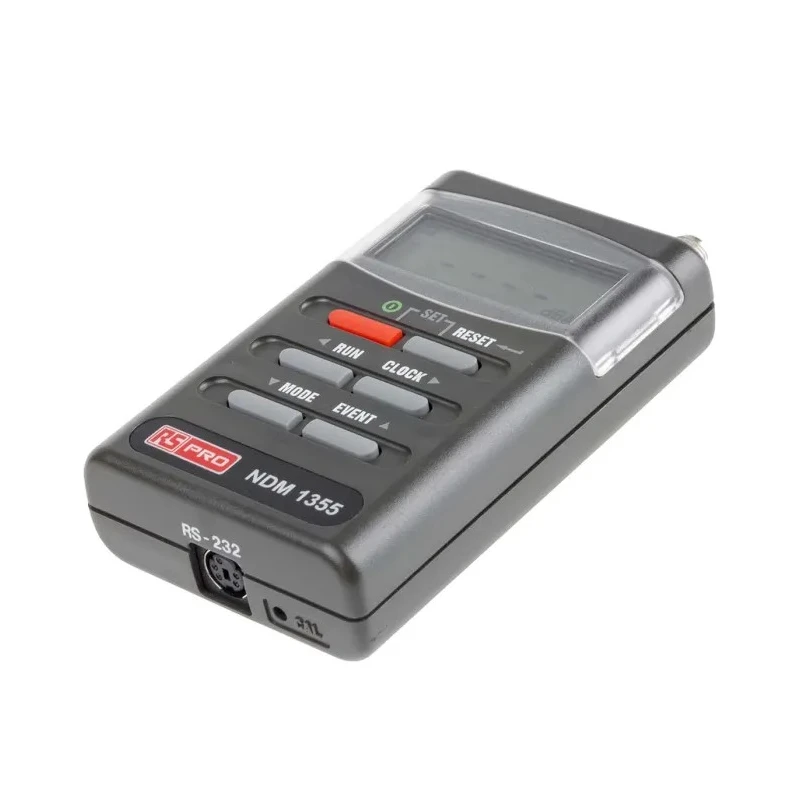 RS PRO Data Logging Sound Level Meter 70–140 dB, 10 kHz, LCD, Battery Powered, RS232 Interface NDM1355