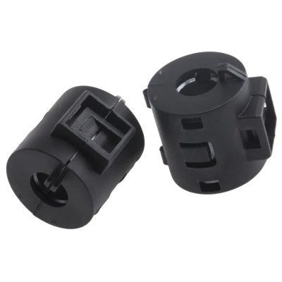RS Pro Openable Ferrite Clamp, Aperture Diameter 8.1mm, JMLF Series, 23x19.5x23mm, for Cable EMI Suppression 123-2488