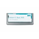 Durable White Out-of-door Plate, 149 x 52.5 mm, Wall Sign Holder, Anti-Scratch Window, Mounting Kit Included, 486037