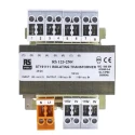 RS PRO DIN Rail Transformer 100 VA, 208–600 V AC Primary, 12 V/2 x 115 V AC Secondary, Universal Input, 123-2500