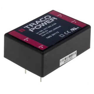 TRACOPOWER Switching Power Supply 12V DC, 30W, PCB Mount, Universal Input 90–264V, TMG 30112