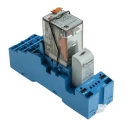 Finder 58 Series Interface Relay DIN Rail 230V AC Coil 4PDT 6mA 7A Push-in Terminals 58.P4.8.230.0060SMA