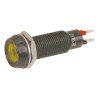 Marl Yellow Panel Mount Indicator 20mA Solder Tab, IP67, Recessed, 29mm Length 677-521-04