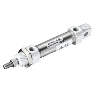 RS PRO Pneumatic Compact Cylinder 20mm Bore, 40mm Stroke, Double Acting, IAC Series 235-1176
