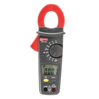 RS PRO Clamp Meter 4000A DC, 600A AC, 1000V DC, 750V AC, Non-Contact Voltage Detector, HVAC ICM134