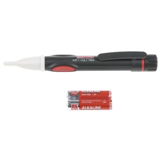 RS PRO Non-Contact Voltage Detector 100–1000V AC, Pen Style, Audible and Visual Indicator IVP-1