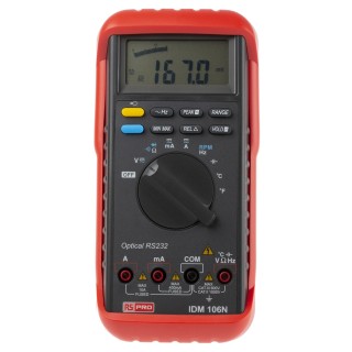 RS PRO Handheld True RMS Digital Multimeter IDM106N, 10A AC/DC, 1kV Volt Measurement, 400MHz Frequency