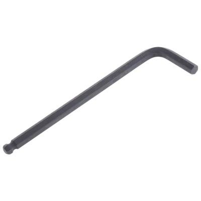 Facom L-Shaped Metric Hex Key 7 mm, Silicon Steel, Ball End, Long Arm, Phosphate Finish 83SH.7