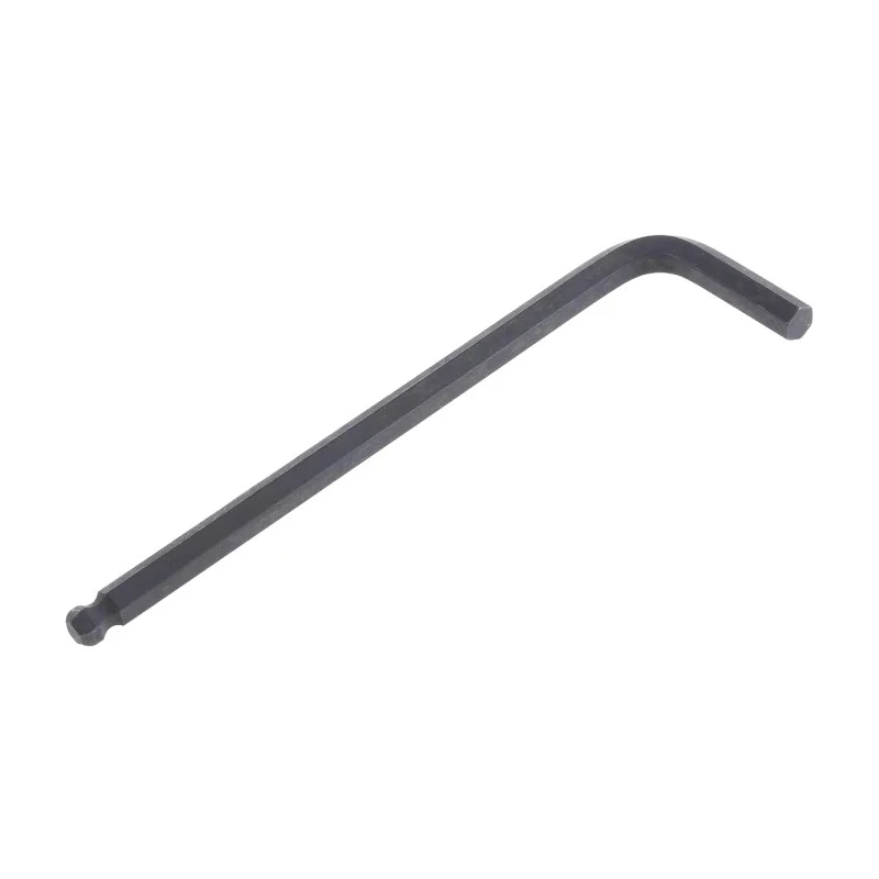 Facom L-Shaped Metric Hex Key 7 mm, Silicon Steel, Ball End, Long Arm, Phosphate Finish 83SH.7