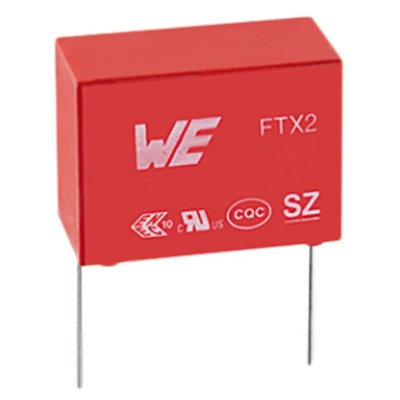 Wurth Elektronik WCAP-FTX2 Film Capacitor X2 47nF ±10% 275V AC / 275V DC Through Hole FTX2
