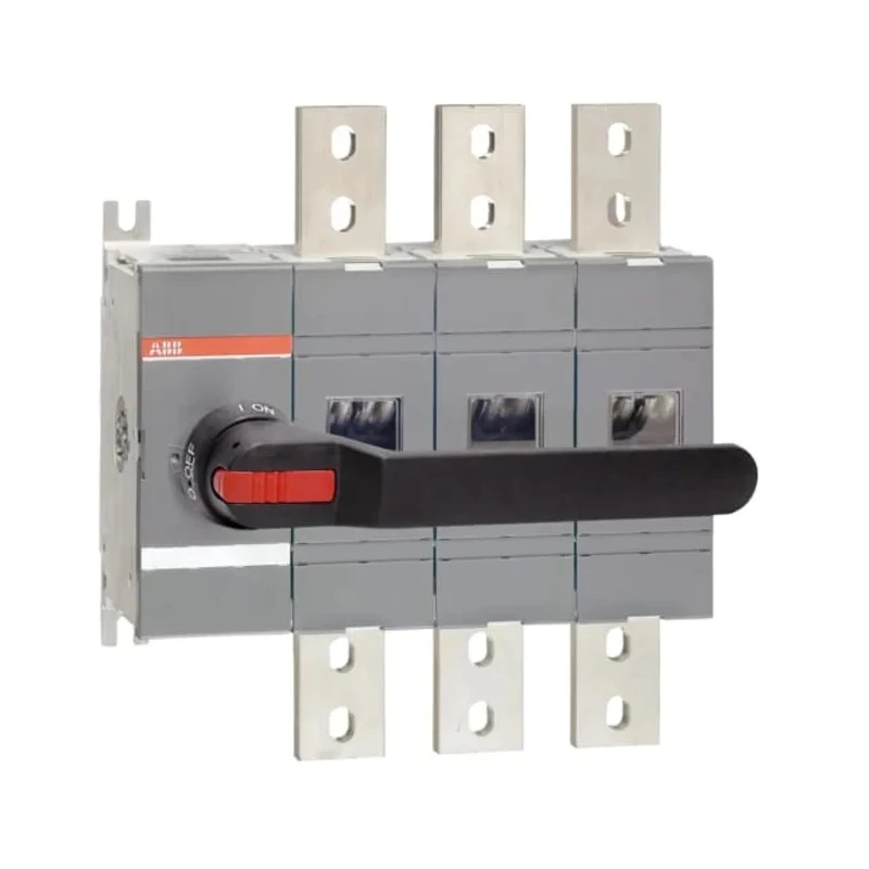 ABB 3-Pole Screw Mount Switch Disconnector, IP00/IP65, 1000V, OT Series 1SCA022860R6580 OT1600E03P