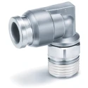 SMC KQB Series Pneumatic Fitting Male, M5 x 0.8 Thread, 4mm Push-in, Metric, KQB2L04-M5