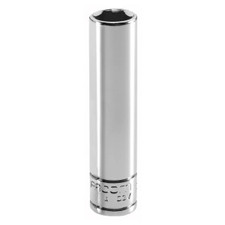 Facom 1/4 in Drive 5 mm 6 Point Square Socket Chrome Vanadium Steel Long Reach R.5LA