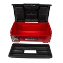 Facom 2-Drawer Plastic Tool Box, 391x222x164 mm, Self-Closing, Red/Black BP.C16NPB
