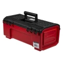 Facom 2-Drawer Plastic Tool Box, 391x222x164 mm, Self-Closing, Red/Black BP.C16NPB