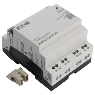 Eaton easyE4 Series Control Relay, 8 Digital Inputs, 8 Transistor Outputs, 24V DC, DIN Rail, 