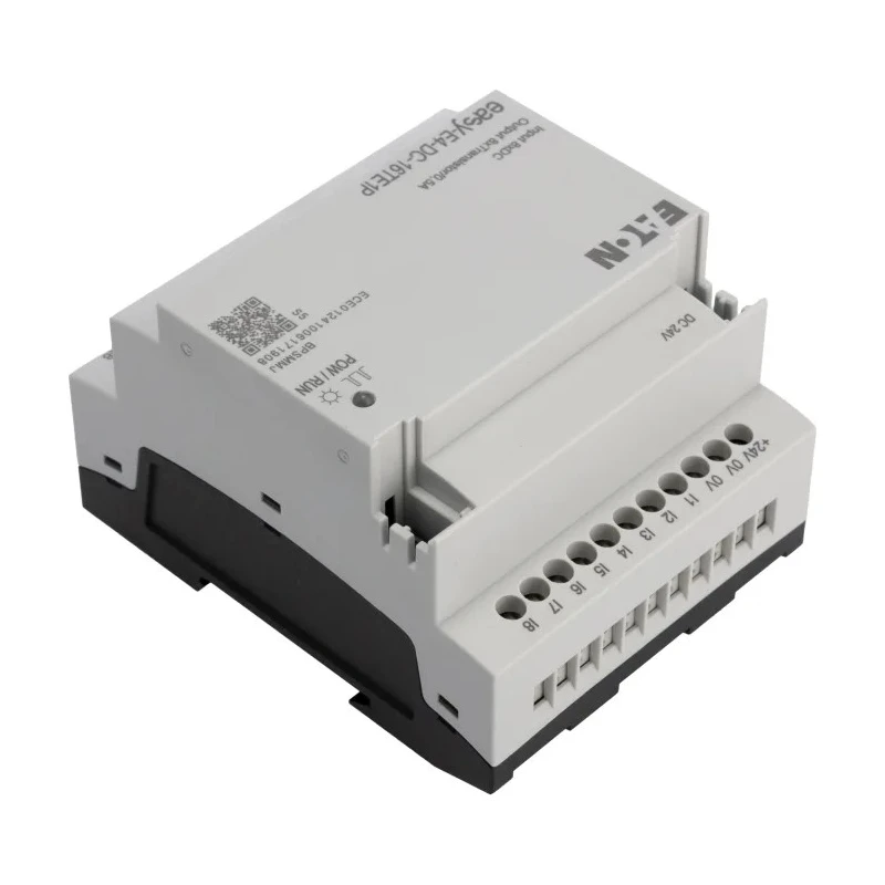 Eaton easyE4 Series Control Relay, 8 Digital Inputs, 8 Transistor Outputs, 24V DC, DIN Rail, 