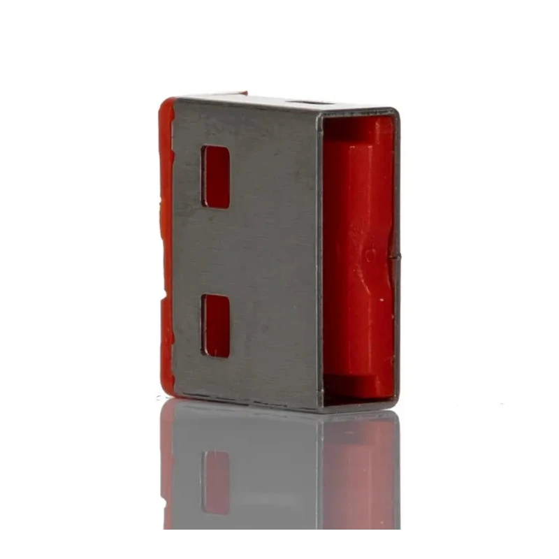 RS PRO Straight Male USB Type A Port Blockers, 1-Port, Push Lock, Pack of 10 235-5197
