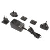 XP Power AC/DC Adapter Interchangeable 36W 24V DC Output 1.5A, Centre Positive, Universal Plug VER36US240-JA