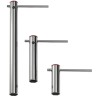Facom 3/8 in Socket Wrench with T-Handle, Chrome Vanadium Steel, Satin Chrome, 160mm Overall Length L.16AM