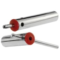 Facom 3/8 in Socket Wrench with T-Handle, Chrome Vanadium Steel, Satin Chrome, 160mm Overall Length L.16AM