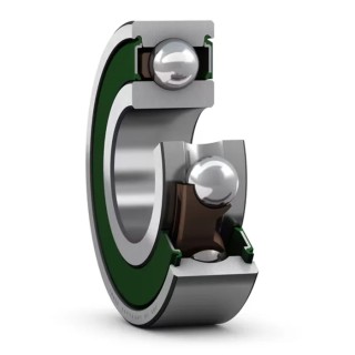 SKF Single Row Deep Groove Ball Bearing 6004-2RZTN9/C3VT162, 20 mm ID, 42 mm OD, C3 Clearance, 0 Extra Light Series