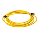 Omron XS6 Cat6a Ethernet Cable, , Shielded, 8 Core, Yellow, 5 m, LSZH, 30V