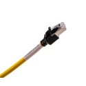 Omron XS6 Cat6a Ethernet Cable, , Shielded, 8 Core, Yellow, 5 m, LSZH, 30V