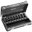 Facom Long Impact Torx Socket Set 9 Pieces NSXL.J9APB, T10–T70, Manganese Phosphate-Coated, 1/2 Inch