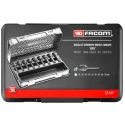 Facom Long Impact Torx Socket Set 9 Pieces NSXL.J9APB, T10–T70, Manganese Phosphate-Coated, 1/2 Inch