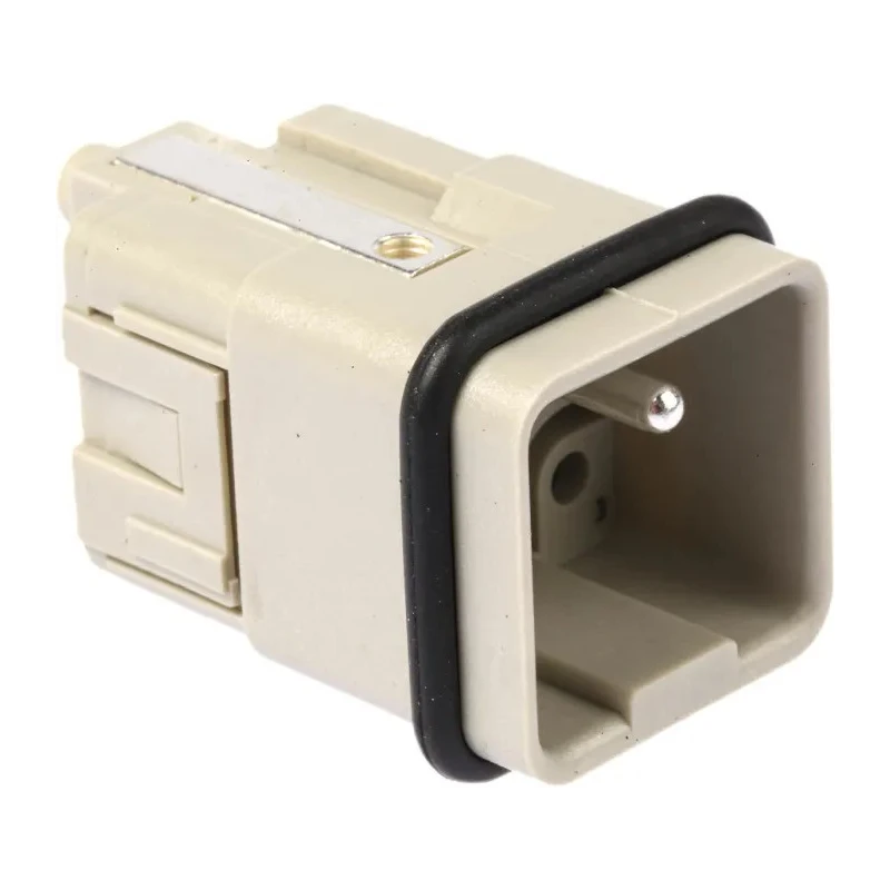 HARTING Heavy Duty Power Connector Insert, 16A, Han Q Series, Male, 6 Contacts, 400V Cable Mount 09120053001