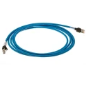 Omron Cat6a Ethernet Cable, 8 Core, Shielded, LSZH, Blue, 3m RJ45, XS6W-6LSZH8SS300CM-B