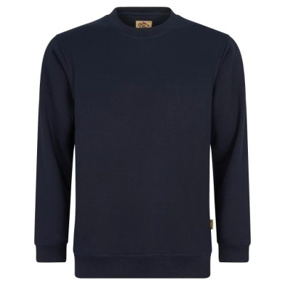 Orn Kestrel EarthPro Navy Recycled Polyester & Cotton Unisex Work Sweatshirt, Size S 1200R/N/S