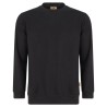 Orn Kestrel EarthPro Sweatshirt Black Cotton, Recycled Polyester, Unisex Work Sweatshirt, Size L 1200R/B/L