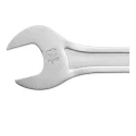 Facom Double Ended Open Spanner, Metric, Chrome Vanadium Steel, Satin Chrome, 210mm Overall Length 31.12X13