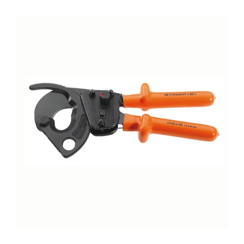 Facom VDE Approved Ratchet Cable Cutter 1000V Insulated 52mm Capacity 414.52AVSE