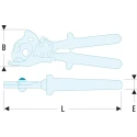 Facom VDE Approved Ratchet Cable Cutter 1000V Insulated 52mm Capacity 414.52AVSE