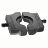 Facom Crimp Die, Coaxial Type, Black, 2 Ports, For Terminal, 1 Piece 985923