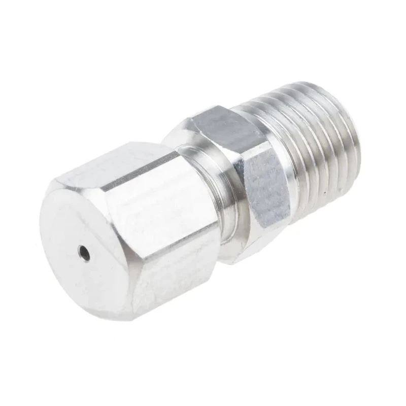 RS PRO Compression Fitting for Thermocouple or PRT Probe, Stainless Steel, RoHS, 123-5567