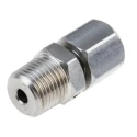 RS PRO Compression Fitting for Thermocouple or PRT Probe, Stainless Steel, 1/8 NPT Thread 123-5560