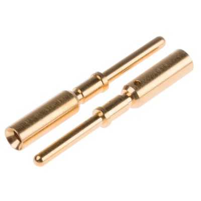 HARTING Male Crimp Circular Connector Contact, Contact Size 1.5 mm, Wire Size 16AWG 21011009925