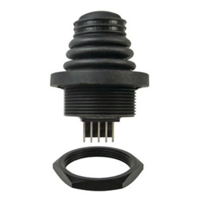 APEM HS Series 2-Axis Thumbstick Castle Handle Spring Return, IP69K/IP68, 12V DC, 100mA HS1A24SA